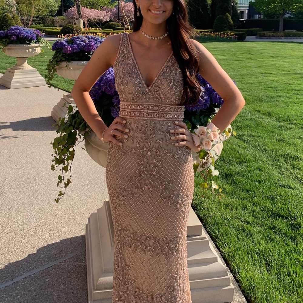 Fully Beaded Sherri Hill Prom Dress